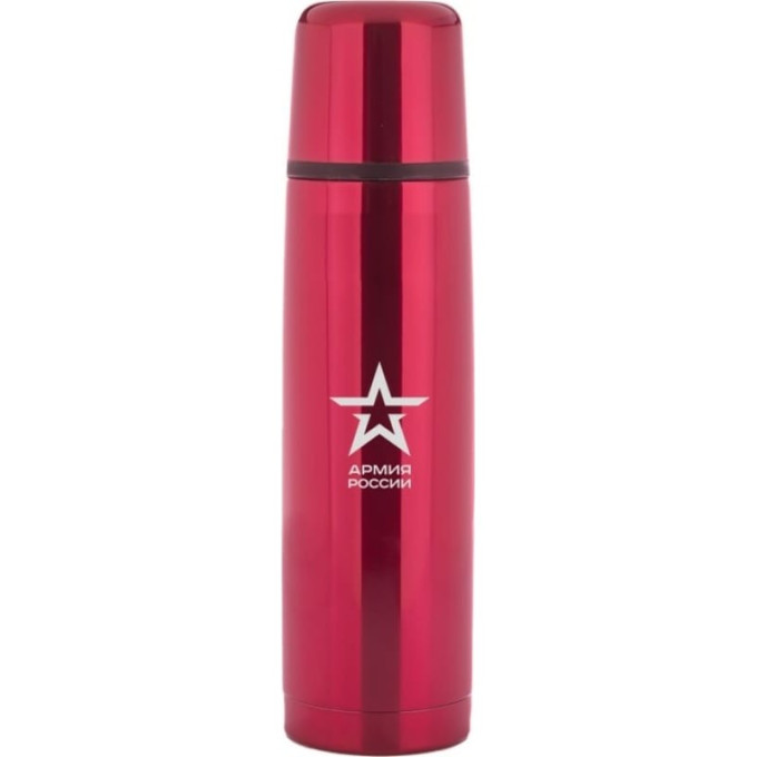 Термос для напитков THERMOS АРМИЯ РОССИИ «РАТНИК» из нержавеющей стали, 0,75 л (красный) 561107